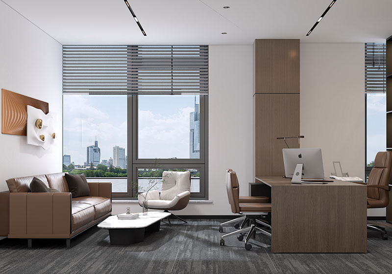 濟(jì)南捷島高端辦公室裝修效果圖